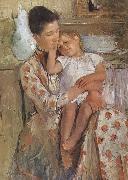 Mary Cassatt Amy and her child oil on canvas
